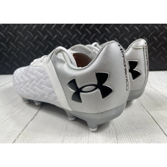 New Under Armour Men’s Magnetico 2.0 FG Soccer Cleats White Size 11 3025642-100 main image 5